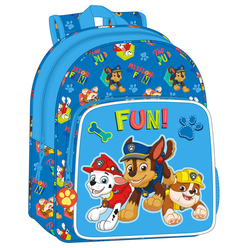 MOCHILA INFANTIL ADAPTABLE PAW PATROL "FRIENDSHIP" 612256185 34*26 SAFTA22
