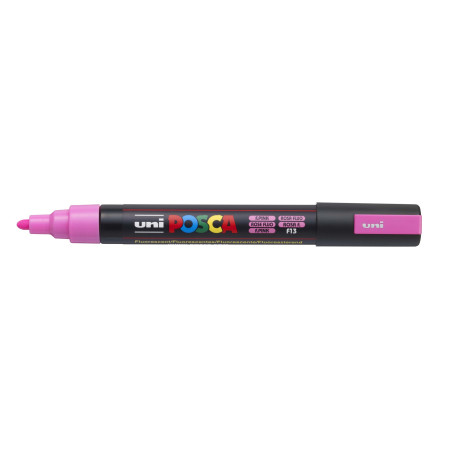 MARCADOR UNI-BALL POSCA PC-5M PUNTA REDONDA 1,8-2,5MM FLUOR ROSA (F13)