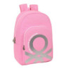 MOCHILA ADAPTABLE BENETTON "FLAMINGO PINK" 612252876 46*30 SAFTA22