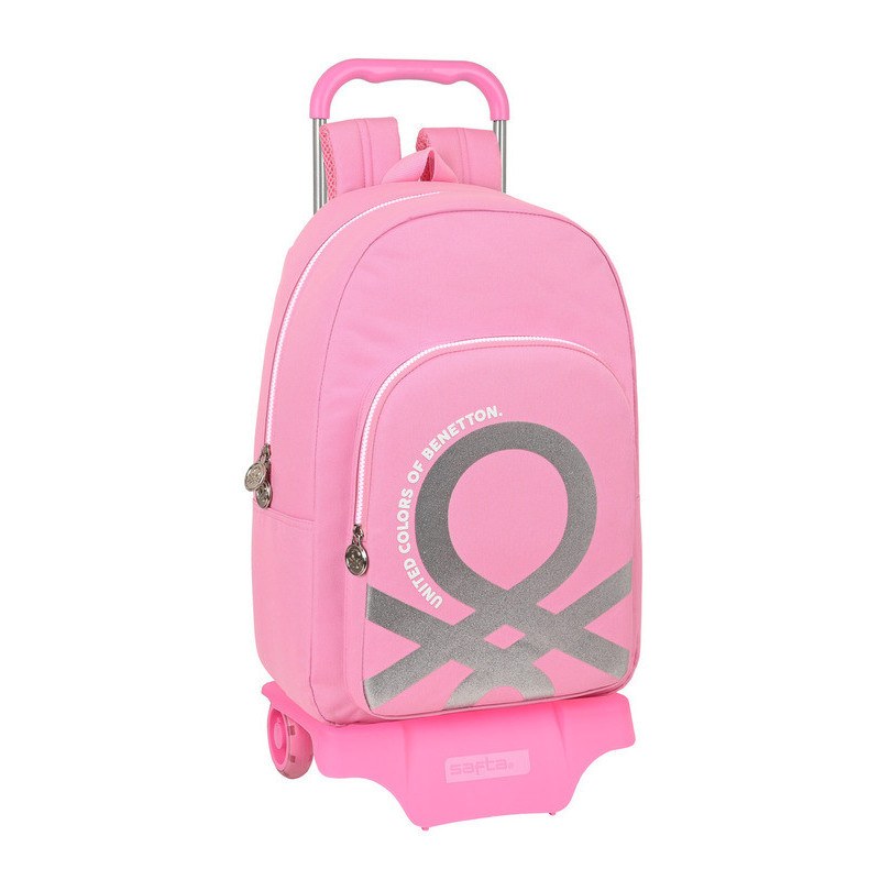 MOCHILA 876+CARRO 905 BENETTON "FLAMINGO PINK" 612252160 46*30 SAFTA22