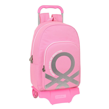 MOCHILA 876+CARRO 905 BENETTON "FLAMINGO PINK" 612252160 46*30 SAFTA22