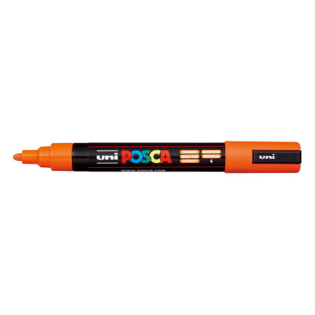 MARCADOR UNI-BALL POSCA PC-5M PUNTA REDONDA 1,8-2,5MM NARANJA (4)