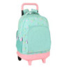 MOCHILA GDE C/RUEDAS COMPACT EXTRAIBLE BENETTON "WORLD" 612251918 45*33 SAFTA22