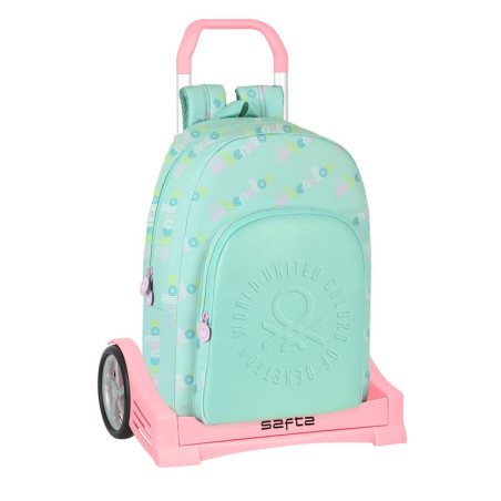 MOCHILA 876+CARRO EVOLUTION BENETTON "WORLD" 612251860 46*30 SAFTA22