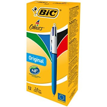BOLIGRAFO BIC 4 COLORES C/12U 889969