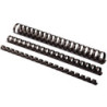 CANUTILLO PLASTICO 8MM NEGRO CJ.100U FELLOWES