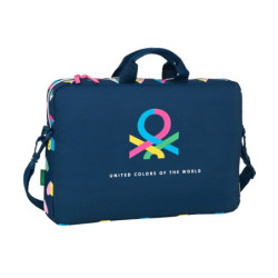 FUNDA PARA PORTATIL 15,6'' BENETTON "CORAZONES" 612250461 27*40 SAFTA22