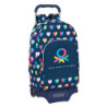 MOCHILA 876+CARRO 905 BENETTON "CORAZONES" 612250160 46*30 SAFTA22