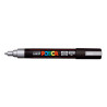 MARCADOR UNI-BALL POSCA PC-5M PUNTA REDONDA 1,8-2,5MM PLATA (26)