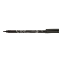 MARCD. PERMANENTE S 0,4MM NEGRO LUMOCOLOR 313 STAEDTLER