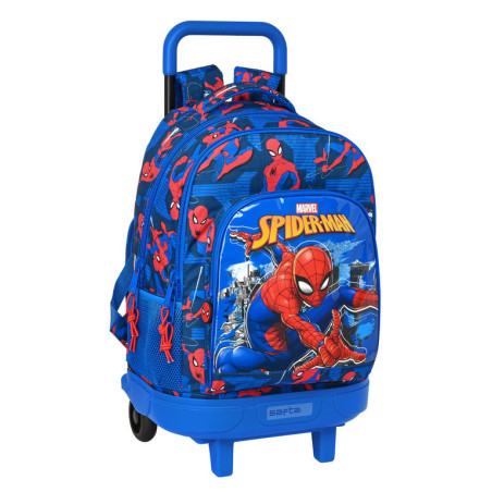 MOCHILA GDE C/RUEDAS COMPACT EXTRAIBLE SPIDER-MAN "GREAT POWER" 612243918 45*33 SAFTA22