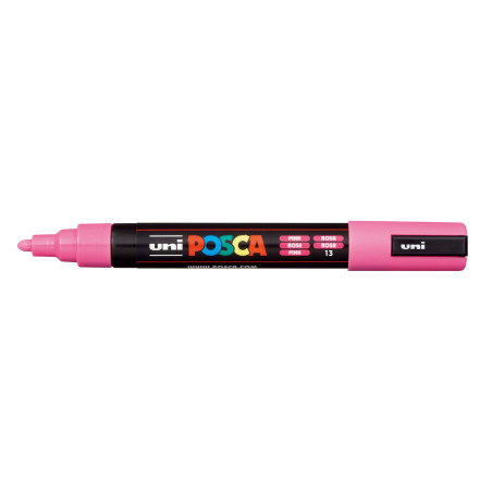 MARCADOR UNI-BALL POSCA PC-5M PUNTA REDONDA 1,8-2,5MM ROSA (13)