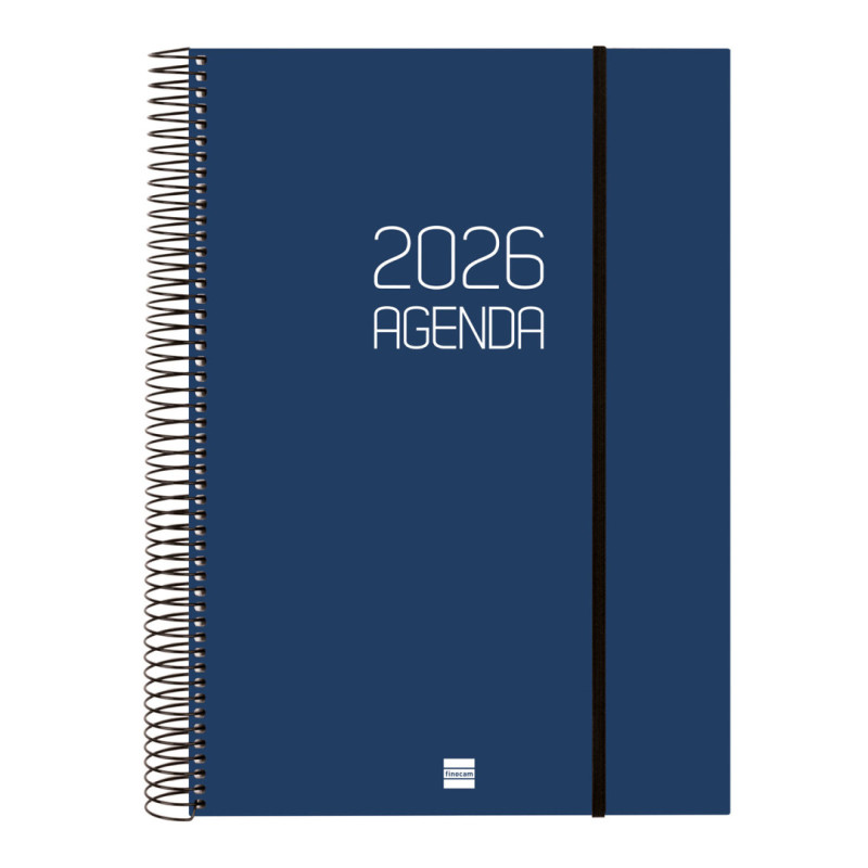 AGENDA OPAQUE E40 1DP 2026 AZUL+ FINOCAM26 742921026 230 X 29 X 297 MM