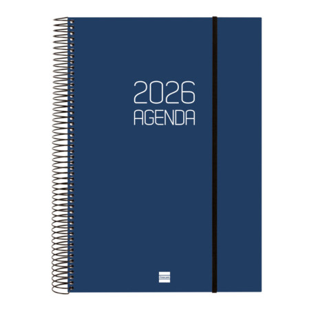 AGENDA OPAQUE E40 1DP 2026 AZUL+ FINOCAM26 742921026 230 X 29 X 297 MM