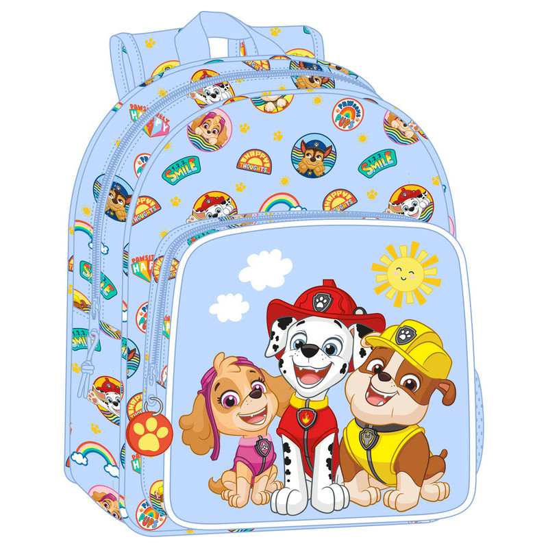 MOCHILA INFANTIL ADAPTABLE PAW PATROL "SUNSHINE" 612242185 34*26 SAFTA22