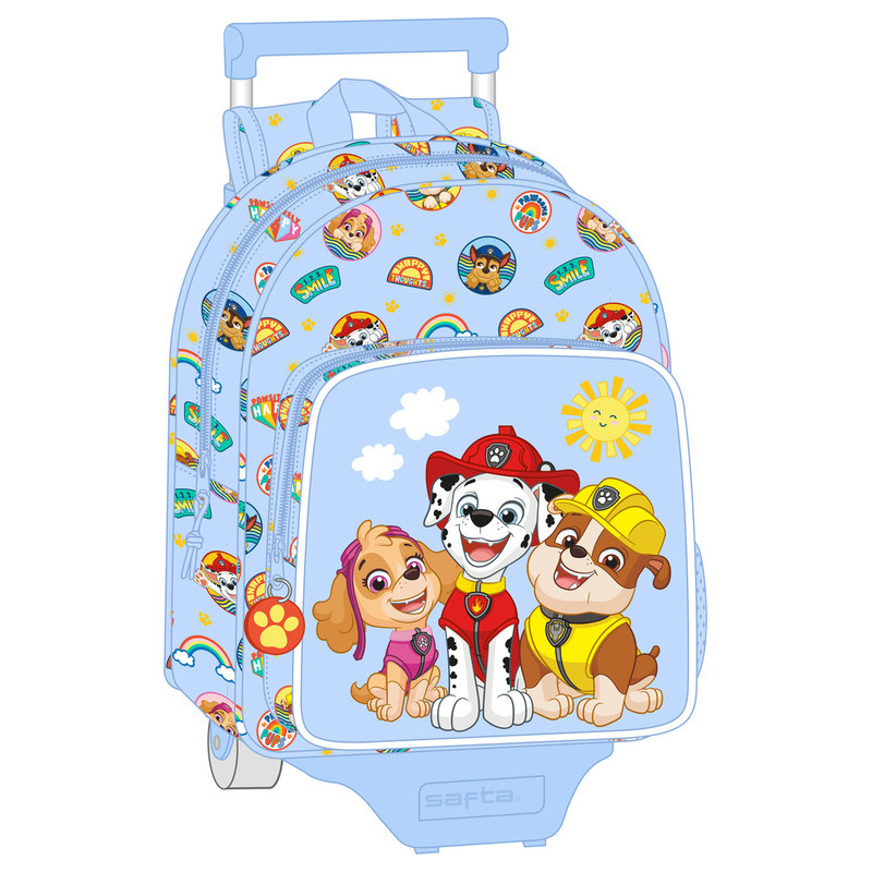 MOCHILA 185+CARRO 705 PAW PATROL "SUNSHINE" 612242020 34*26 SAFTA22