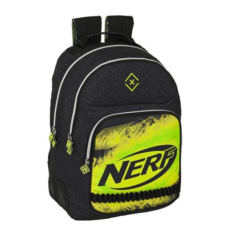 MOCHILA DOBLE ADAPTABLE NERF "NEON" 612240773 42*32 SAFTA22