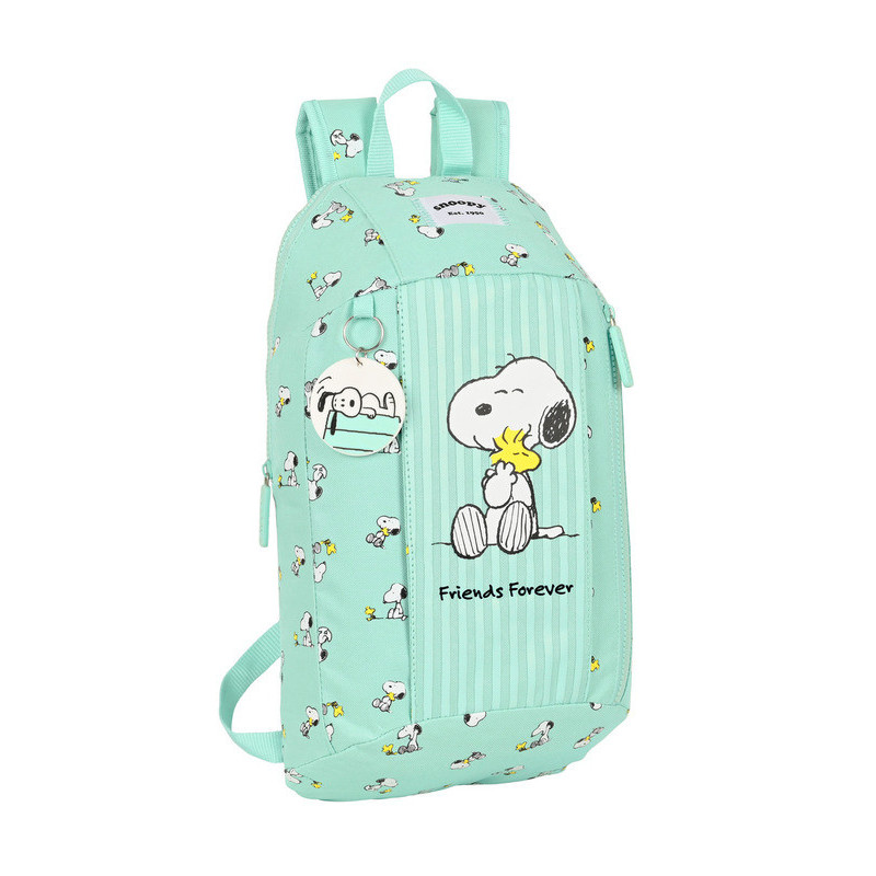 MINI MOCHILA BOLSILLO VERTICAL SNOOPY "FRIENDS FOREVER" 612239821 39*22 SAFTA22
