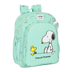 MOCHILA JUNIOR ADAPTABLE SNOOPY "FRIENDS FOREVER" 612239640 38*32 SAFTA22
