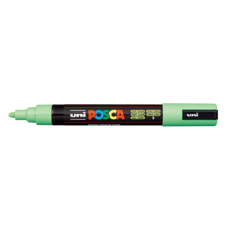 MARCADOR UNI-BALL POSCA PC-5M PUNTA REDONDA 1,8-2,5MM VERDE CLARO (5) 152678000