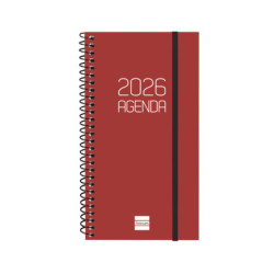 AGENDA OPAQUE E9 SVH 2026 BURDEOS+ FINOCAM26 742737426 100 X 14 X 171 MM