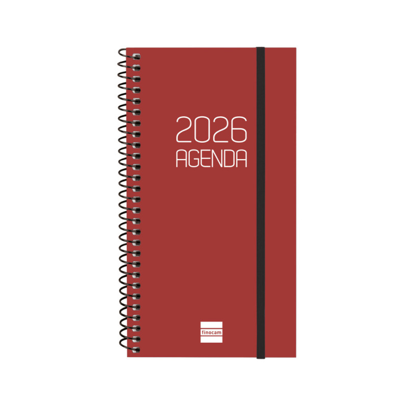 AGENDA OPAQUE E9 SVH 2026 BURDEOS+ FINOCAM26 742737426 100 X 14 X 171 MM