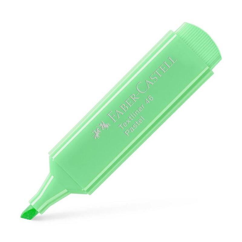 MARCD.FLUOR FABER-CASTELL TEXTLINER 1546 PASTEL VERDE CLARO 66 C/10U