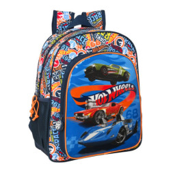 MOCHILA JUNIOR ADAPTABLE HOT WHEELS "CHALLENGE" 612238640 38*32 SAFTA22