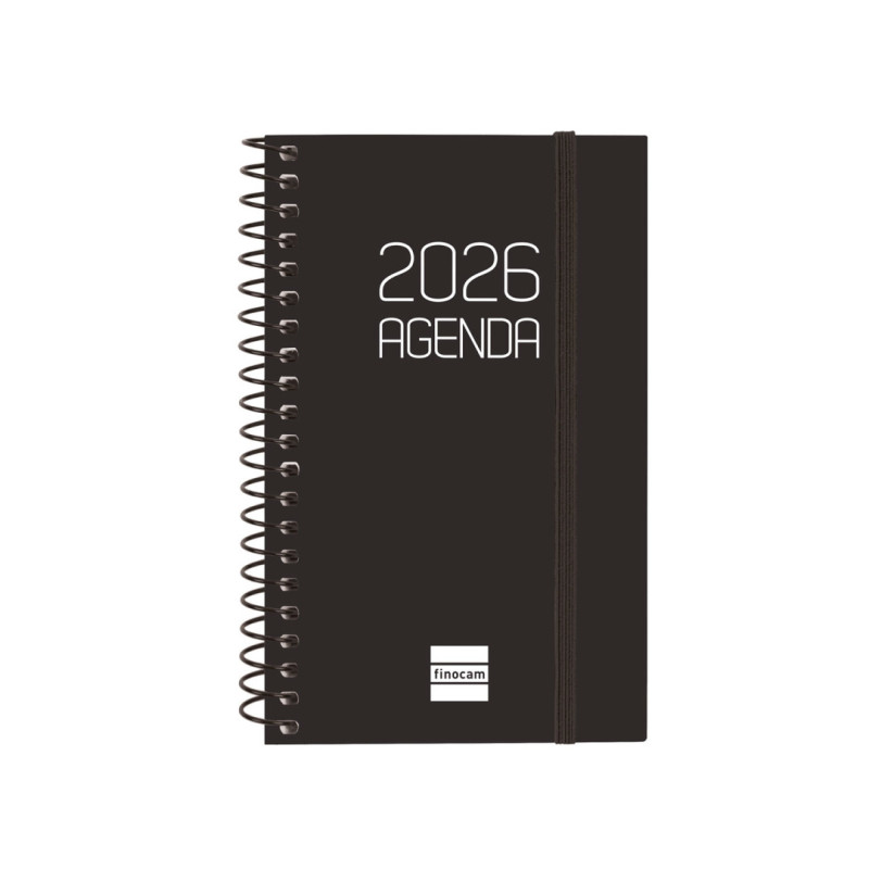 AGENDA OPAQUE E3 SVH 2026 NEGRO+ FINOCAM26 742716026 85 X 14 X 127 MM