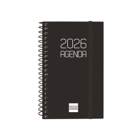 AGENDA OPAQUE E3 SVH 2026 NEGRO+ FINOCAM26 742716026 85 X 14 X 127 MM