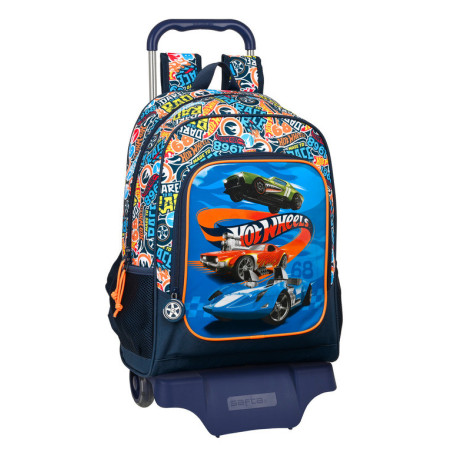 MOCHILA 522+CARRO 905 HOT WHEELS "CHALLENGE" 612238313 42*32 SAFTA22