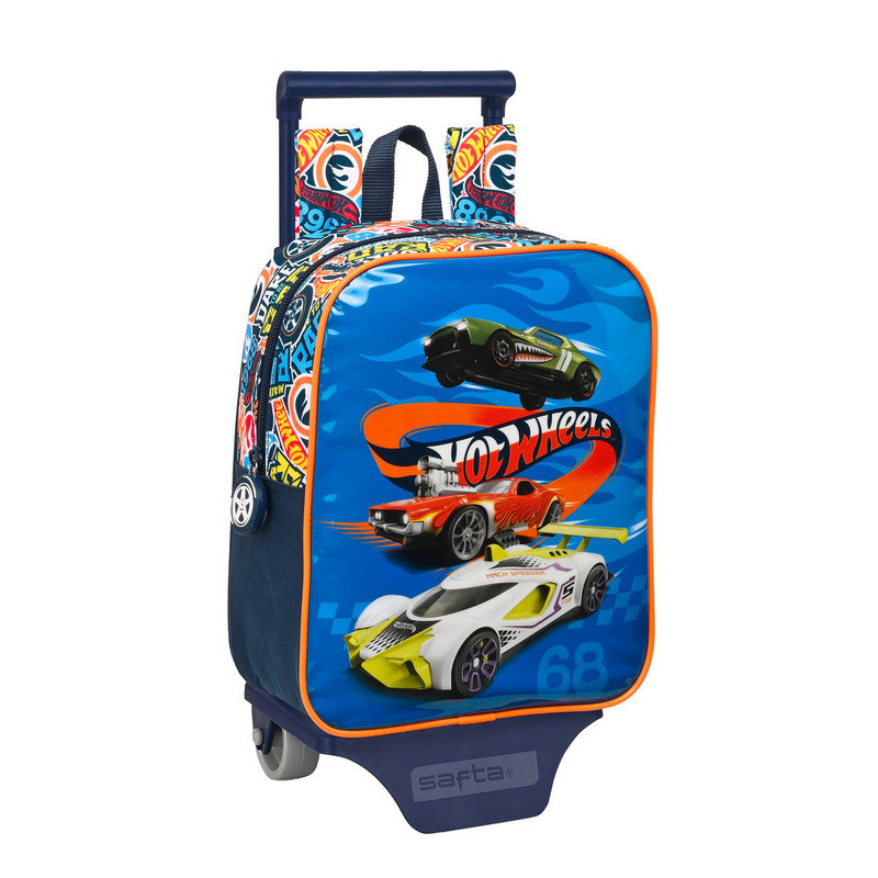 MOCHILA 232+CARRO 805 HOT WHEELS "CHALLENGE" 612238280 28*22 SAFTA22