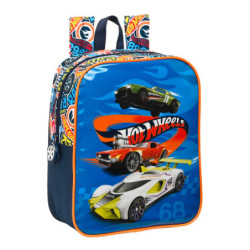 MOCHILA GUARDERIA ADAPTABLE HOT WHEELS "CHALLENGE" 612238232 27*22 SAFTA22