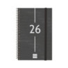 AGENDA YEAR E5 SVH 2026 NEGRO+ FINOCAM26 741446026 125 X 14 X 181 MM
