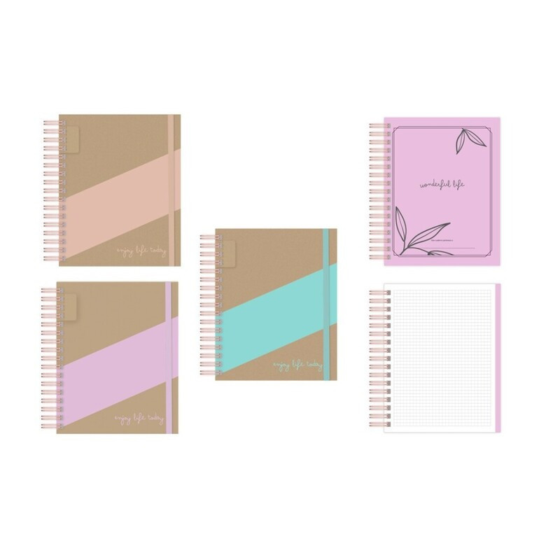 CUADERNO POESSA A-5 BAMBU 330776 3 COLORES SURTIDOS