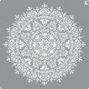 STENCIL MANDALA FLORAL 40X40 CM - 6762 LA PAJARITA LPA008402 UNIDAD