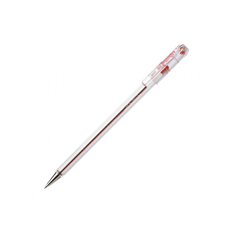 BOLIGRAFO PENTEL SUPER-B BK77 ROJO C/10+2U