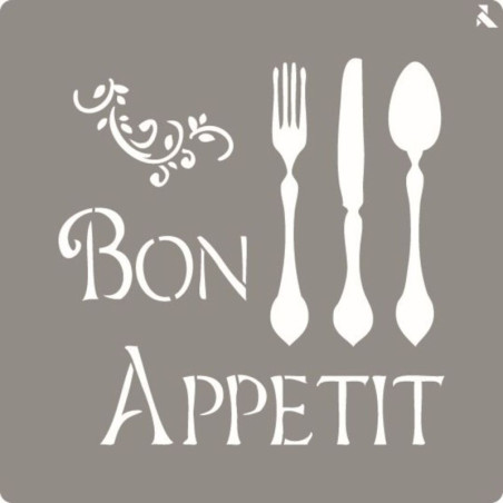 STENCIL ST-07 BON APPETIT LA PAJARITA 090007 UNIDAD