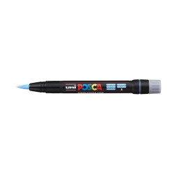 MARCADOR UNI-BALL POSCA PCF-350 PUNTA PINCEL AZUL CLARO -8- 146639000
