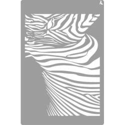 STENCIL ST-09 ZEBRA LA PAJARITA 090009 UNIDAD