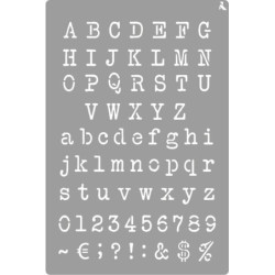 STENCIL ST-11 TYPEWRITER LA PAJARITA 090011 UNIDAD