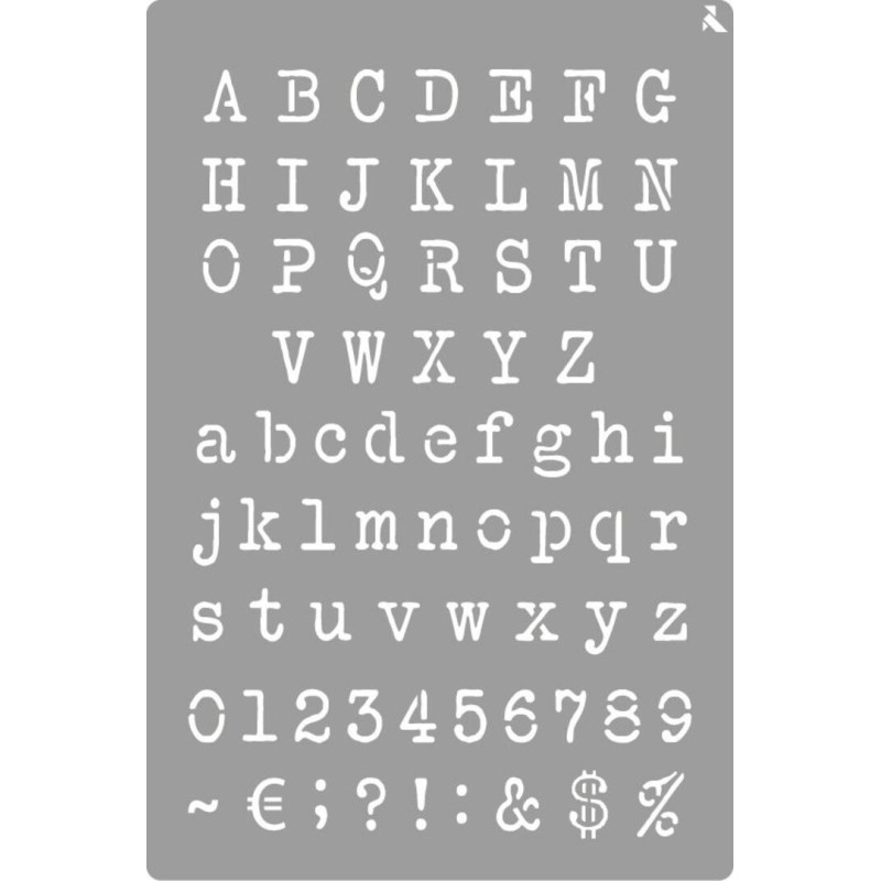 STENCIL ST-11 TYPEWRITER LA PAJARITA 090011 UNIDAD