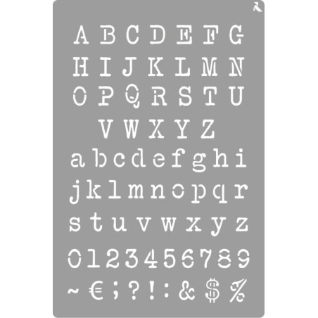 STENCIL ST-11 TYPEWRITER LA PAJARITA 090011 UNIDAD