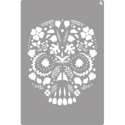 STENCIL ST-15 SKULL LA PAJARITA 090015 UNIDAD