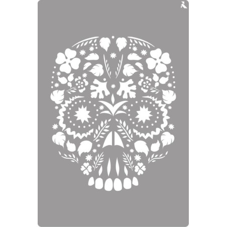 STENCIL ST-15 SKULL LA PAJARITA 090015 UNIDAD