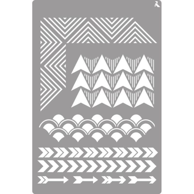 STENCIL ST-21 GEOMETRIC LA PAJARITA 090021 UNIDAD
