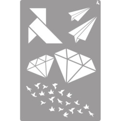 STENCIL ST-22 ORIGAMI LA PAJARITA 090022 UNIDAD