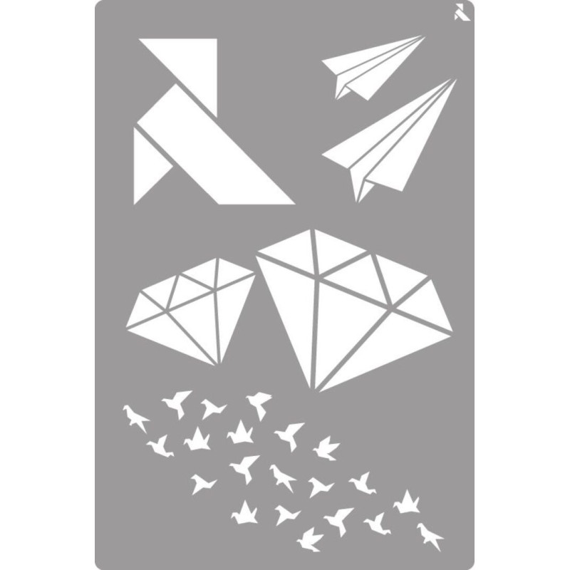 STENCIL ST-22 ORIGAMI LA PAJARITA 090022 UNIDAD