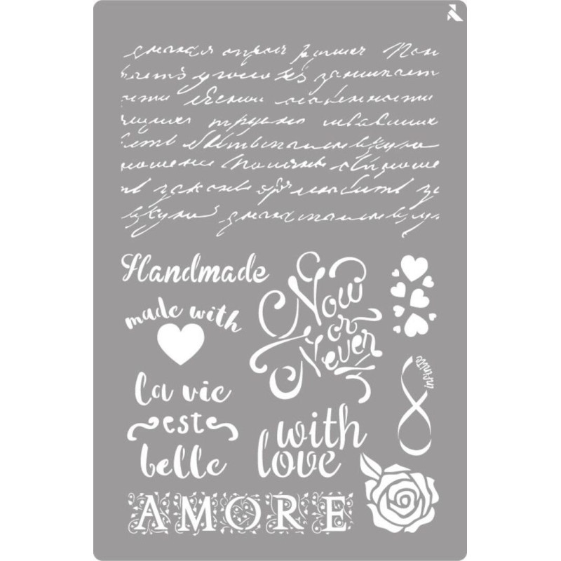 STENCIL ST-26 AMORE LA PAJARITA 090026 UNIDAD