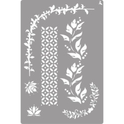 STENCIL ST-27 ORNAMENTS LA PAJARITA 090027 UNIDAD